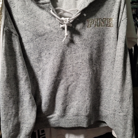 Love Pink Sequence Hoodie - Picture 3 of 4